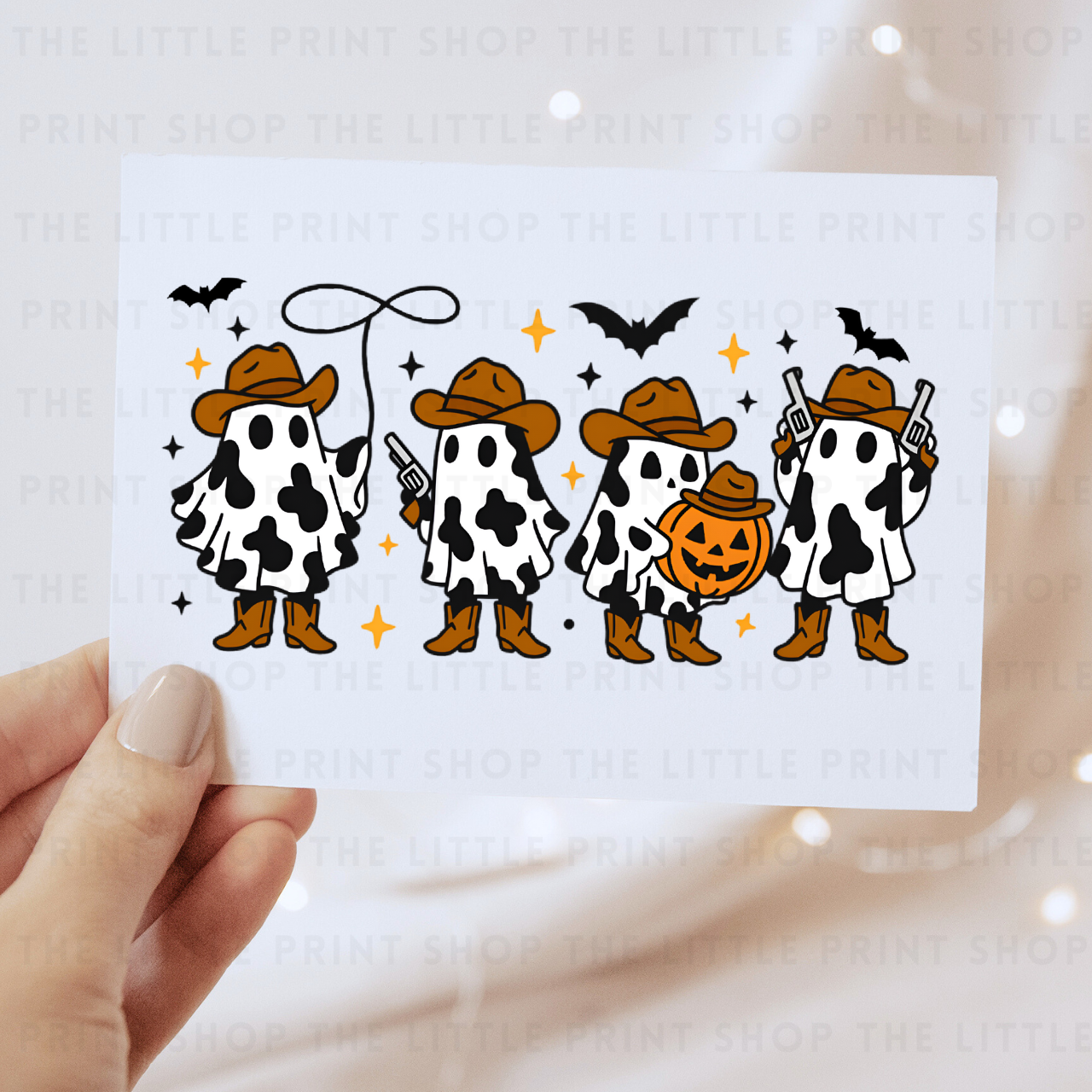 Cowboy Ghosties - DTF Transfer Decal
