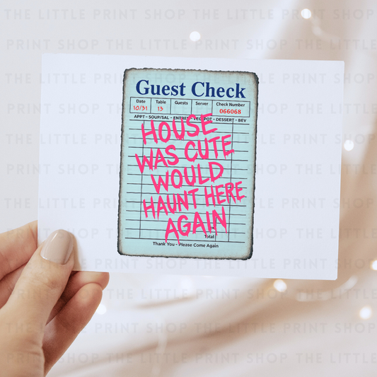 House Was Cute - DTF Transfer Decal