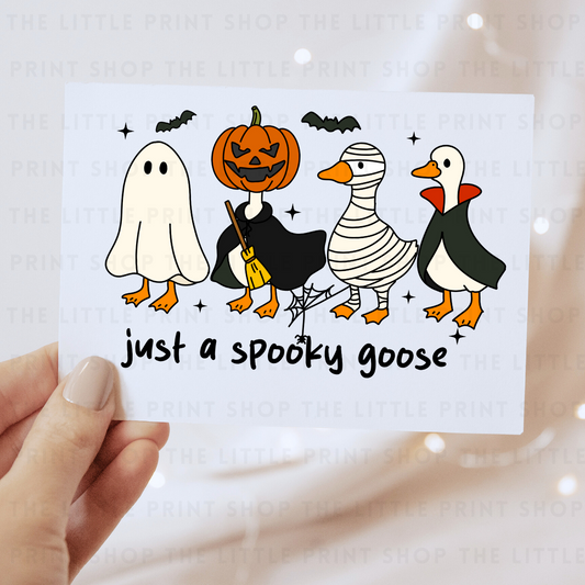 Spooky Goose - DTF Transfer Decal