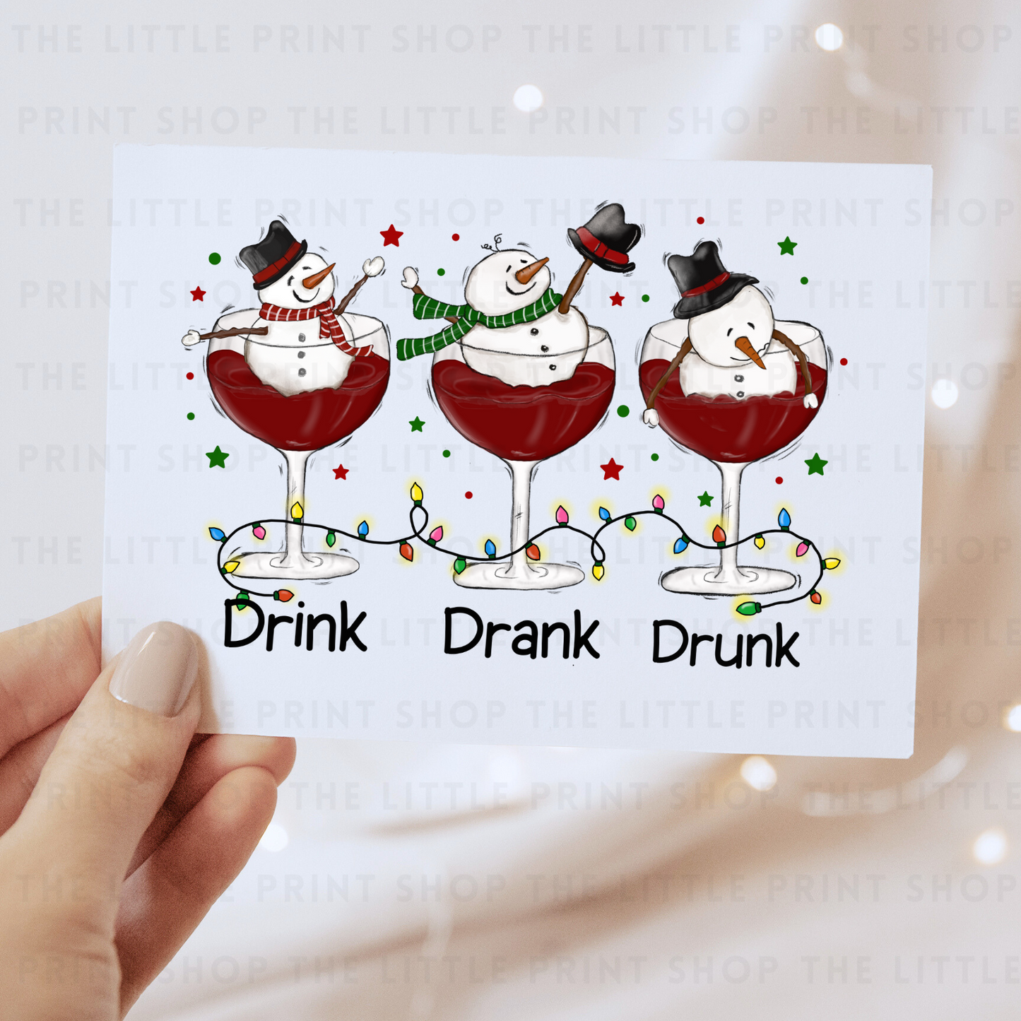 Drink Drank Drunk - DTF Transfer Decal