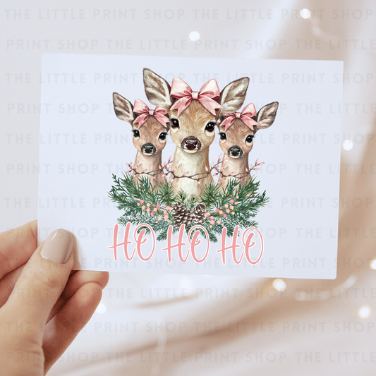 Ho Ho Ho - DTF Transfer Decal