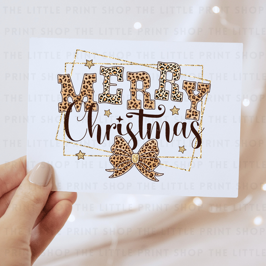Merry Christmas - DTF Transfer Decal