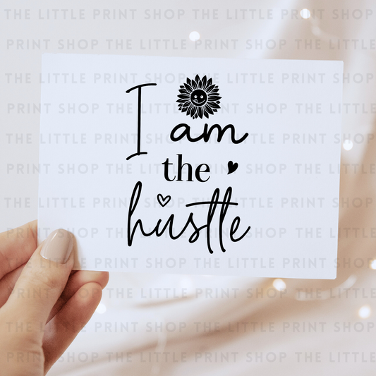 Hustle - DTF Transfer Decal