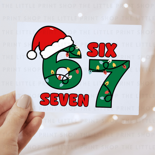 Six Seven - DTF Transfer Decal