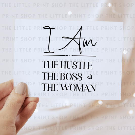 I Am - DTF Transfer Decal