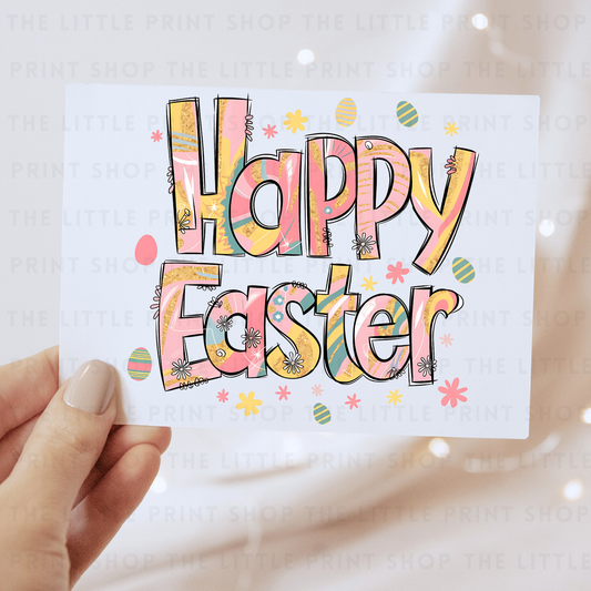 Happy Easter - DTF Transfer Decal