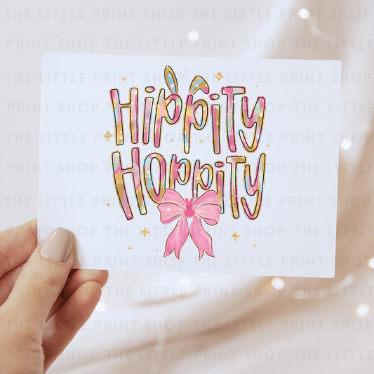 Hippity Hoppity - DTF Transfer Decal