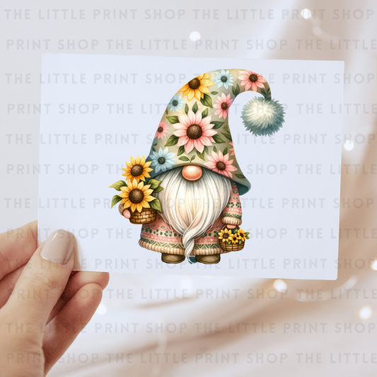 Sunflower Gonk - DTF Transfer Decal