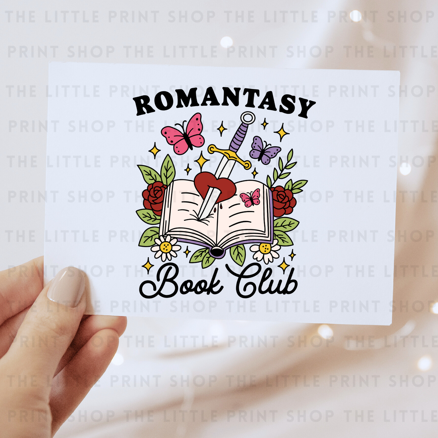 Book Club - DTF Transfer Decal