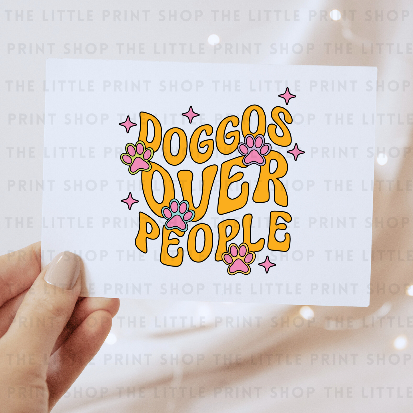 Doggos Over People - DTF Transfer Decal