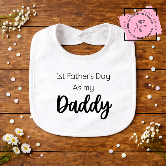 1st Father's Day Daddy - DTF Transfer Decal