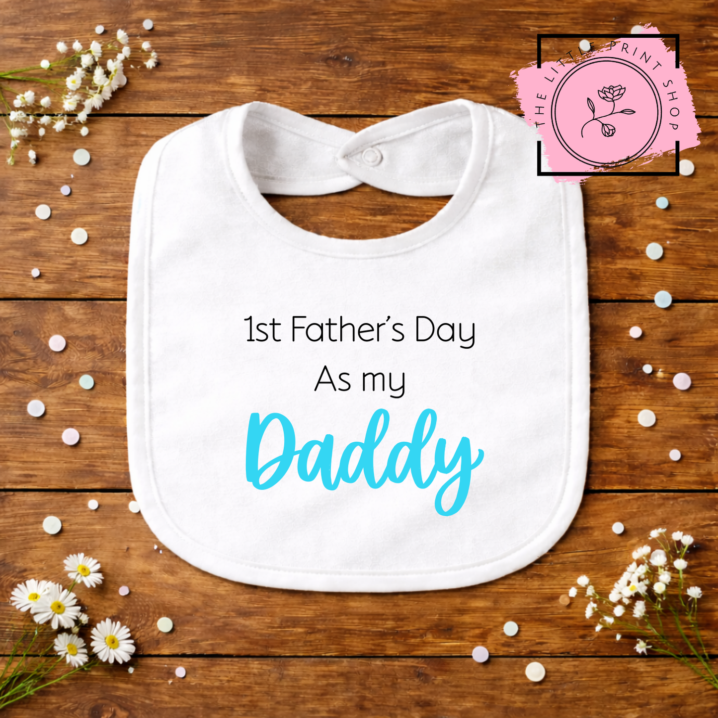 1st Father's Day Daddy - DTF Transfer Decal