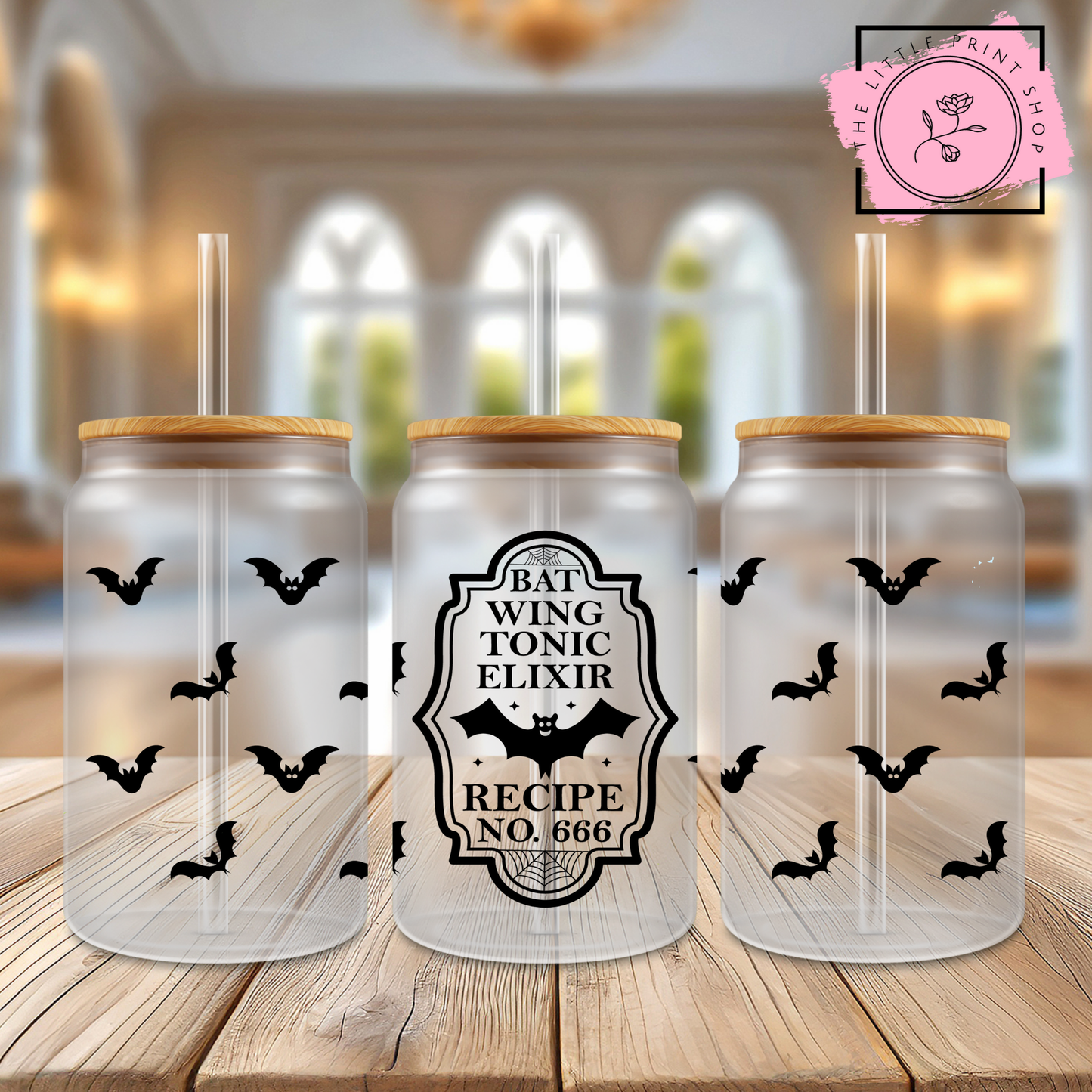 Recipe - 16oz Libbey Glass Printed UV DTF Wrap