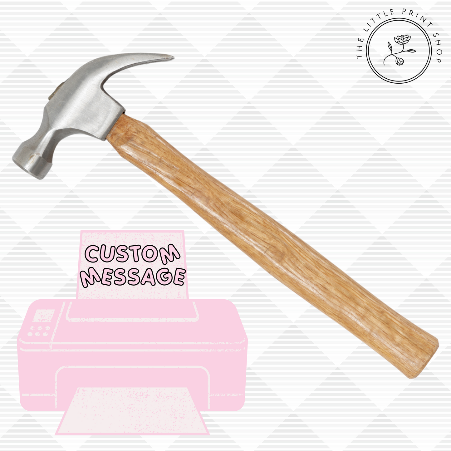 Custom Message - UV DTF Hammer Decal