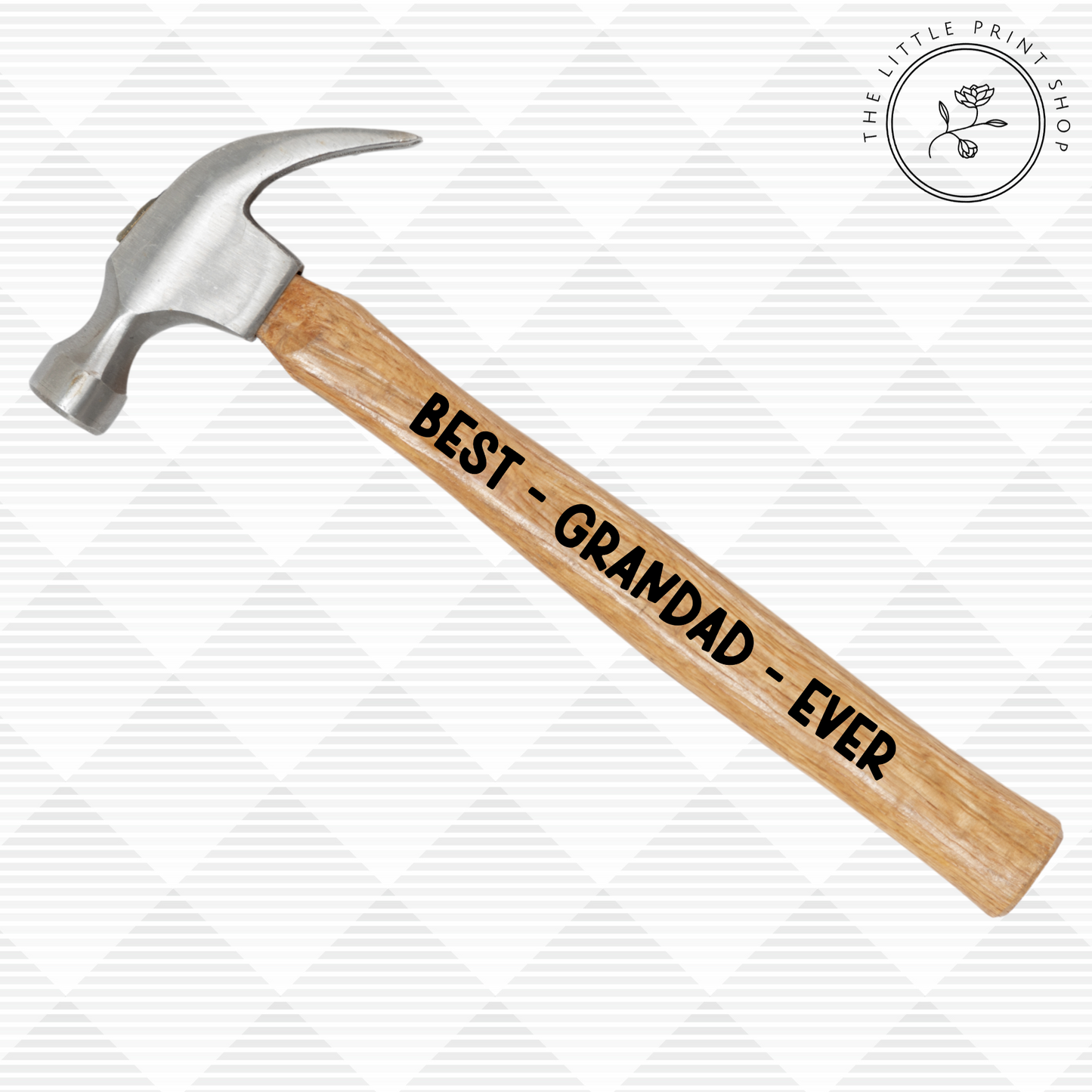 BEST GRANDAD EVER - UV DTF Hammer Decal