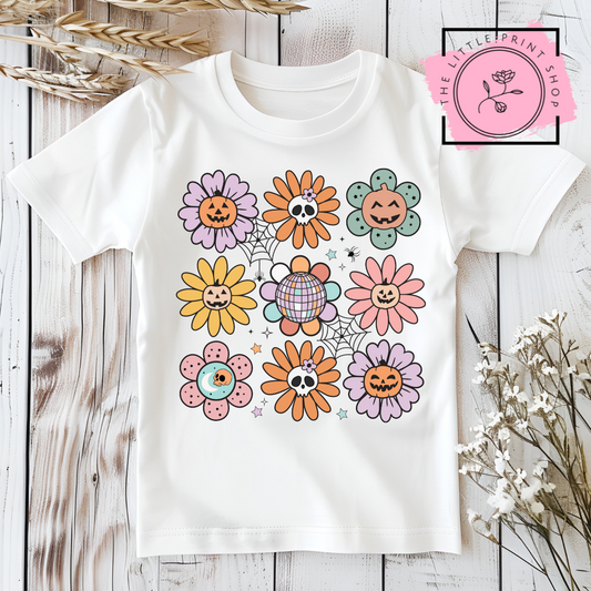 Halloween Flowers - DTF Transfer Decal