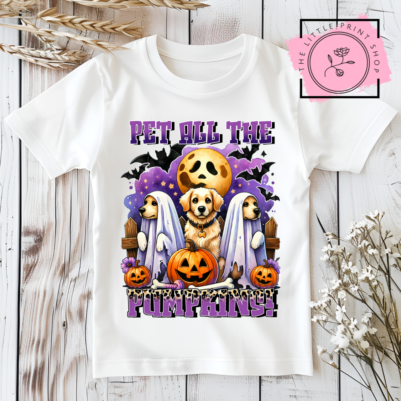 Pet All The Pumpkins - DTF Transfer Decal