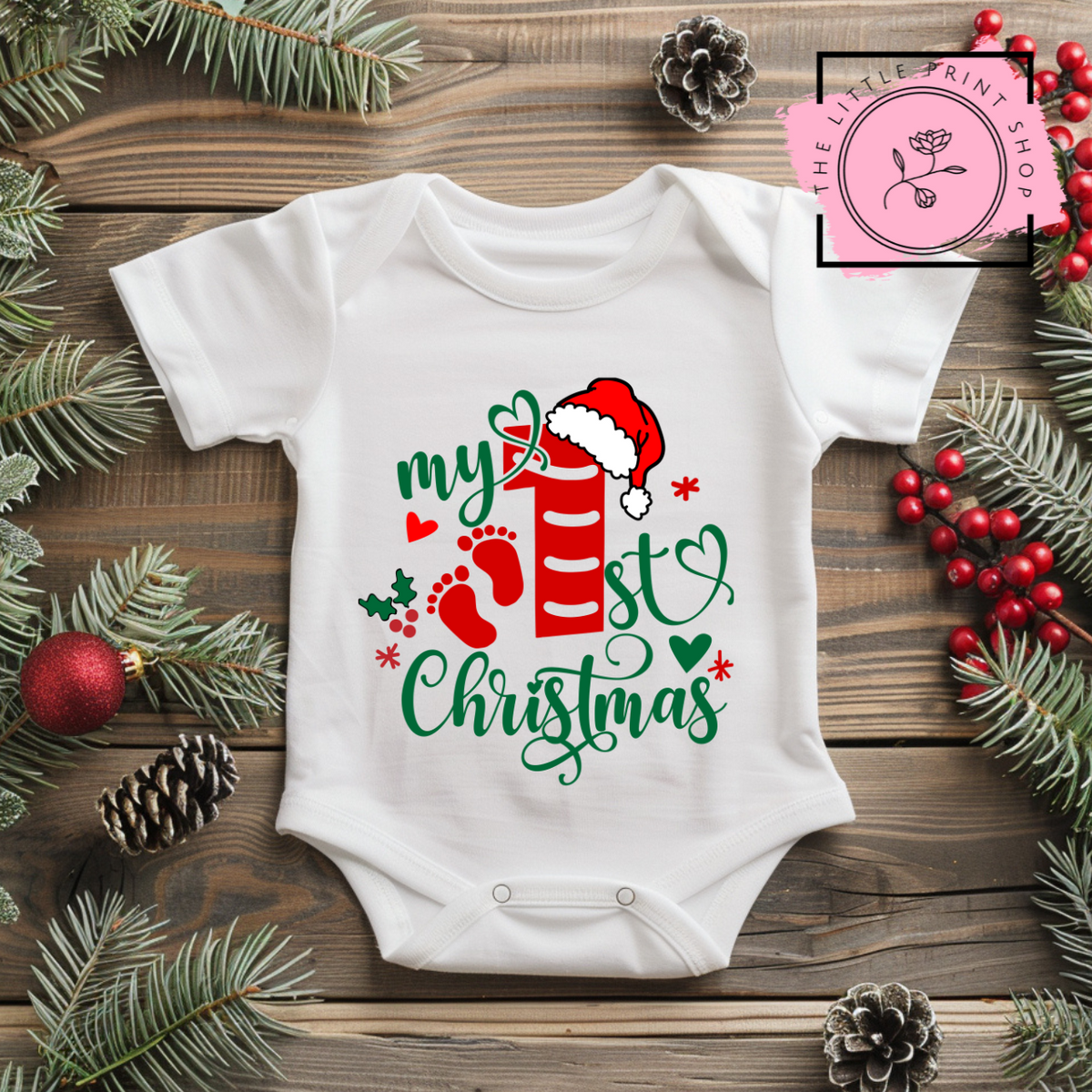1st Christmas - DTF Transfer Decal