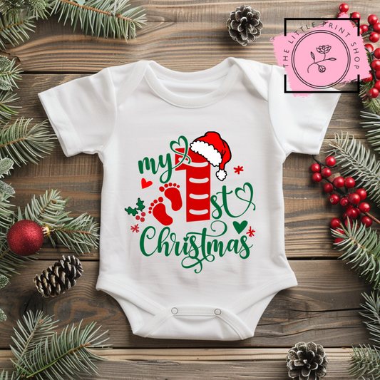 1st Christmas - DTF Transfer Decal