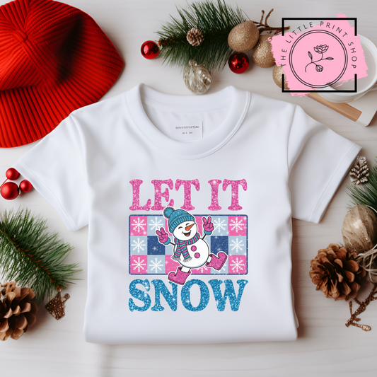 Let It Snow - DTF Transfer Decal