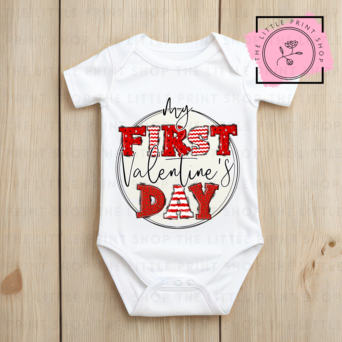 My First Valentines Day - DTF Transfer Decal