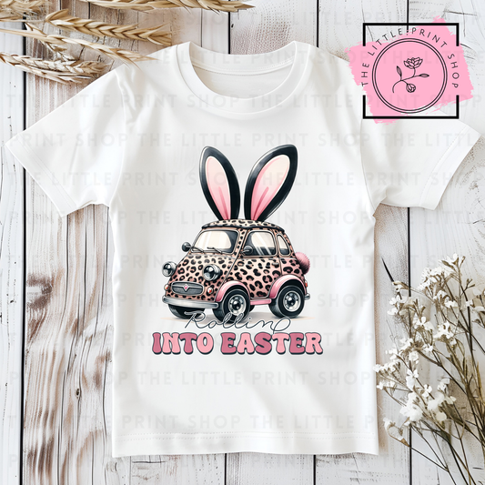 Bunny Car - DTF Transfer Decal