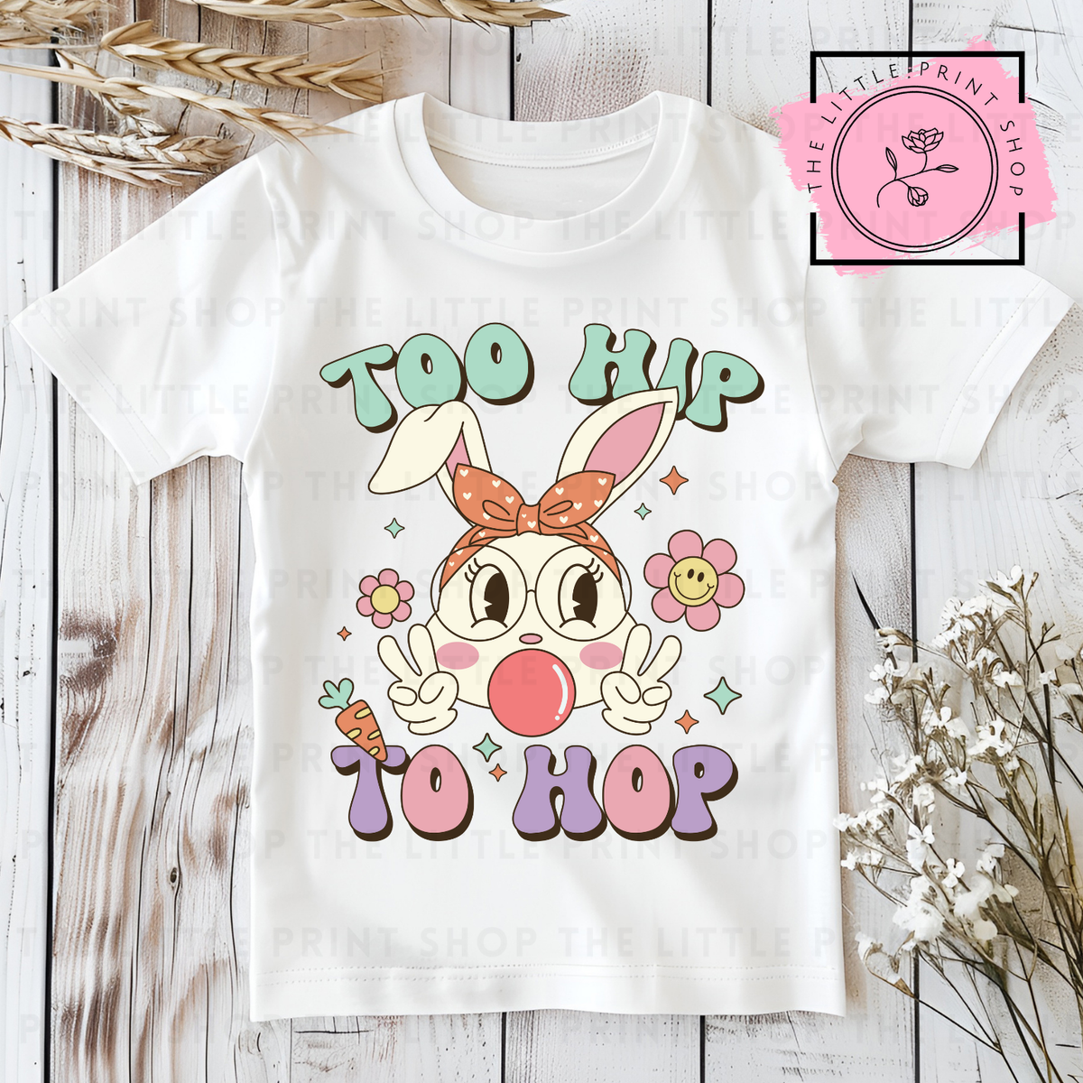 Too Hip To Hop - DTF Transfer Decal