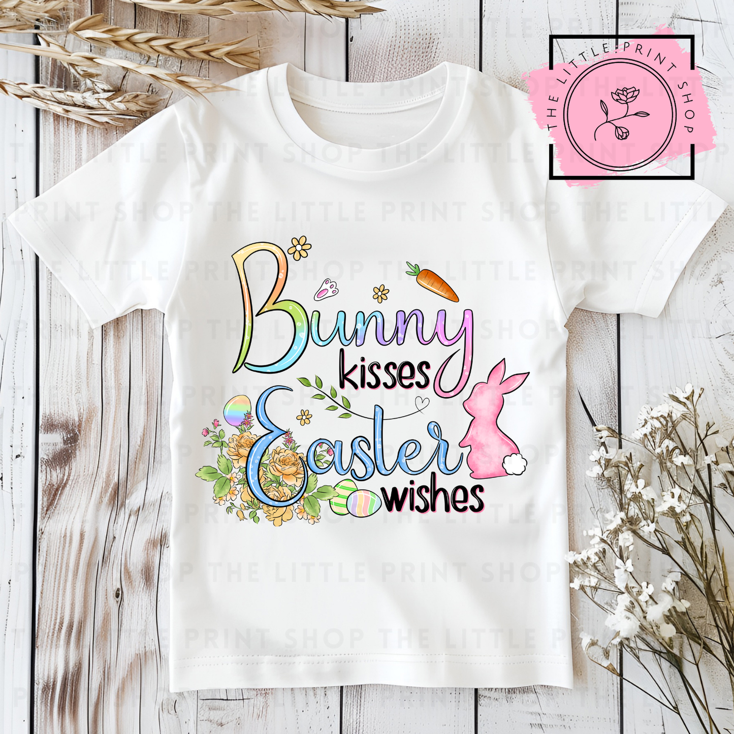 Bunny Kisses - DTF Transfer Decal