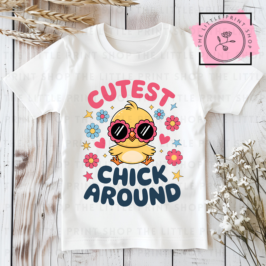 Cutest Chick - DTF Transfer Decal