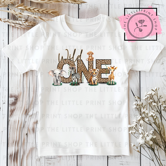 Wild - One to Five - DTF Transfer Decal