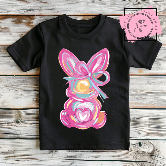 Pink Bunny - DTF Transfer Decal