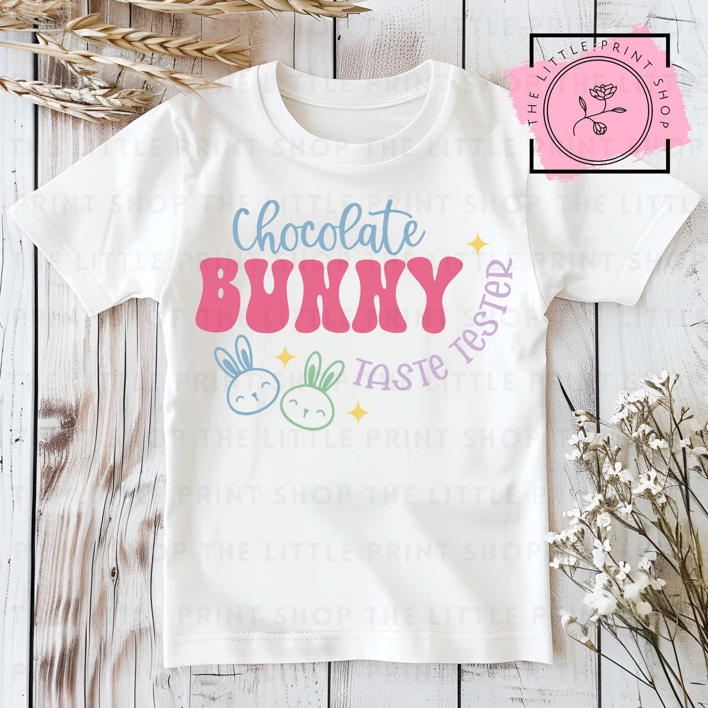 Chocolate Bunny - DTF Transfer Decal