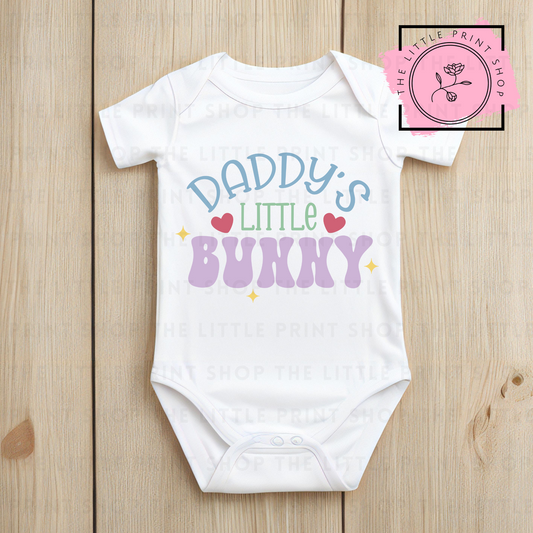 Daddy's Little Bunny - DTF Transfer Decal