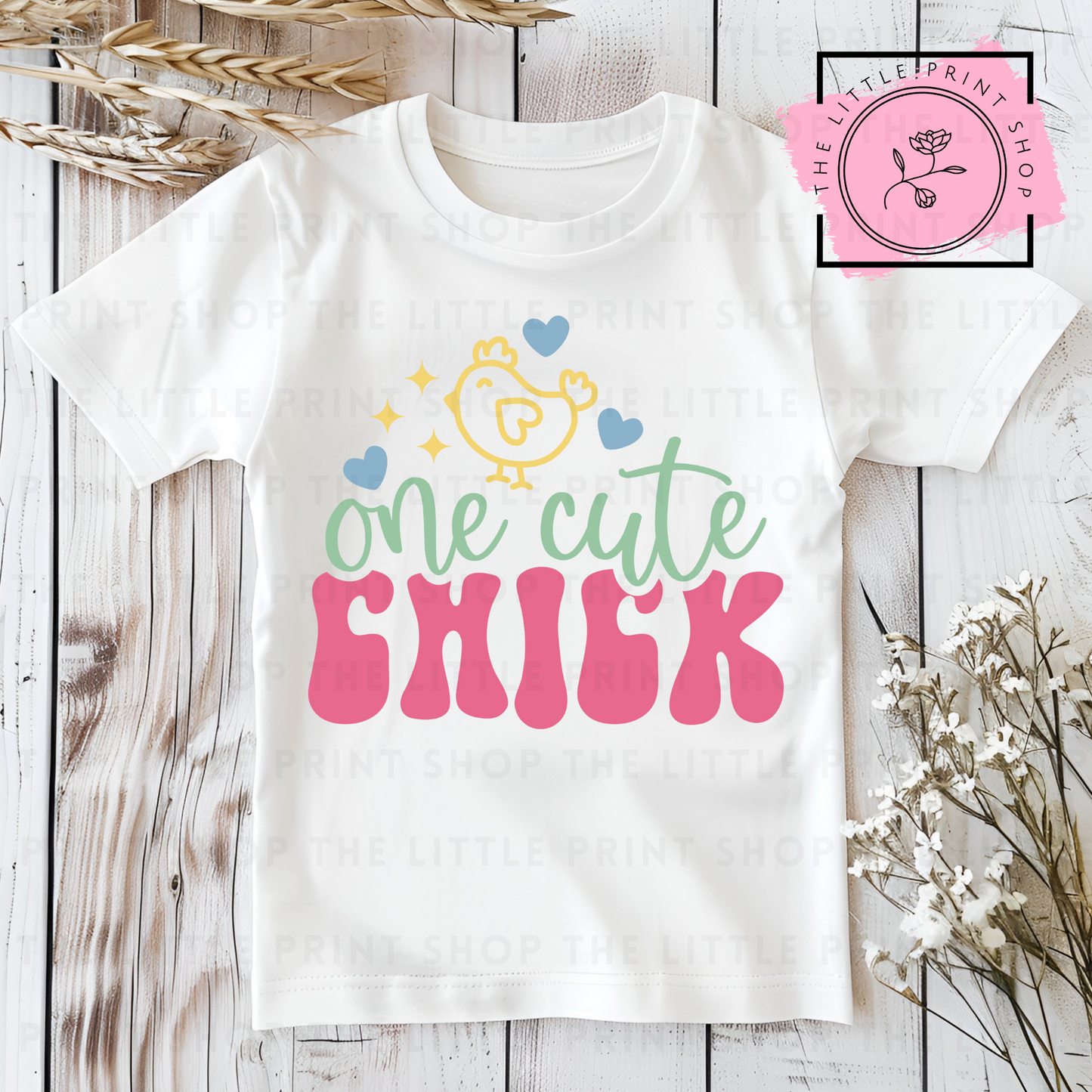 One Cute Chick - DTF Transfer Decal
