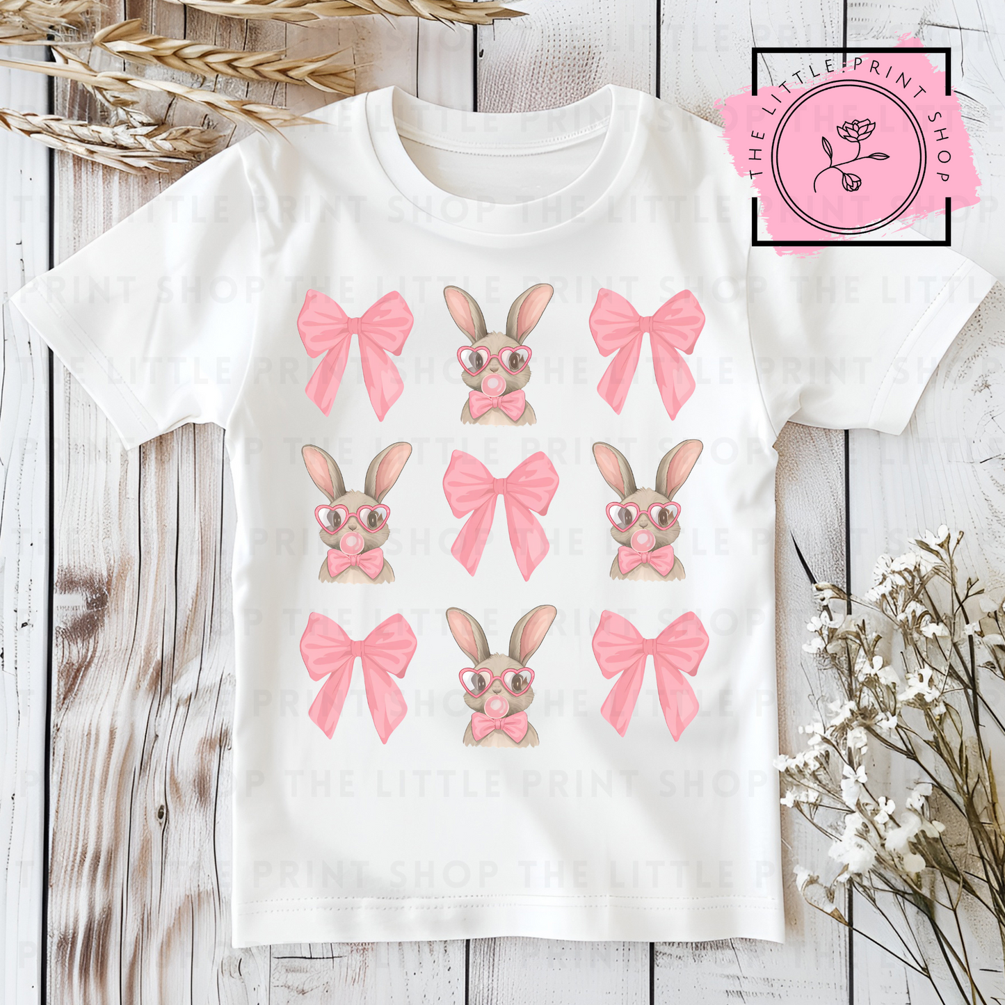 Bunny Bows - DTF Transfer Decal