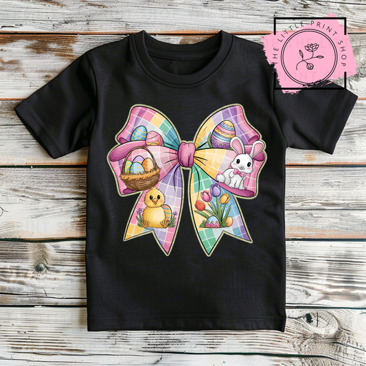 Rainbow Bow - DTF Transfer Decal