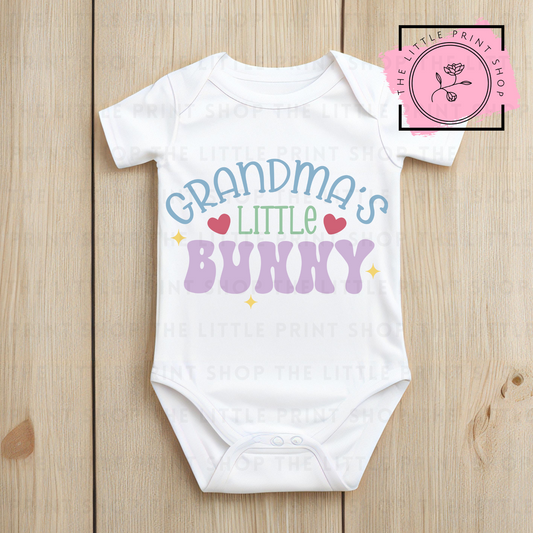 Grandma's Little Bunny - DTF Transfer Decal