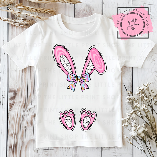 Pink Bunny Ears - DTF Transfer Decal