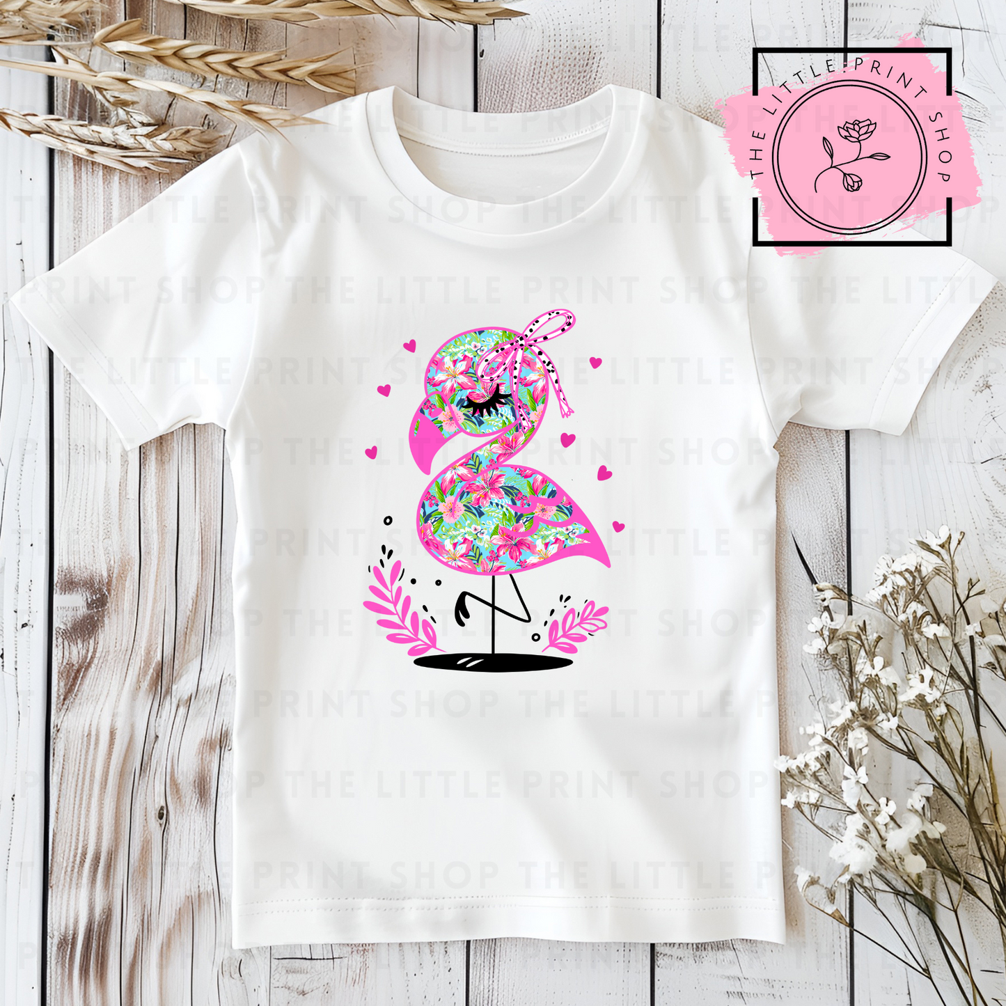 Pink Flamingo - DTF Transfer Decal
