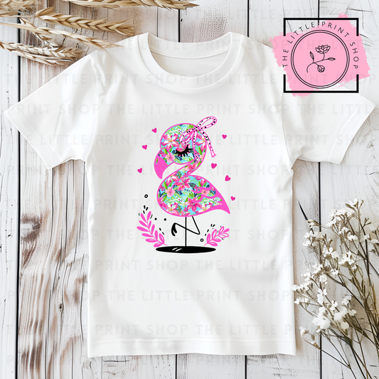 Pink Flamingo - DTF Transfer Decal