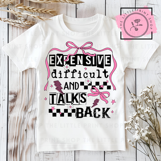 Talks Back - DTF Transfer Decal