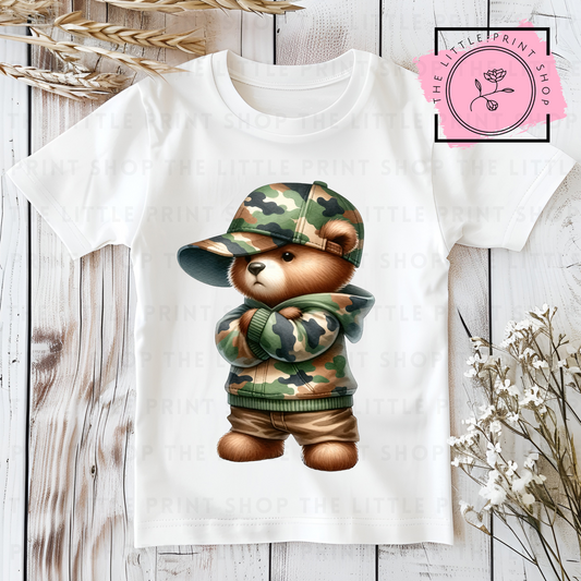 Army Bear - DTF Transfer Decal