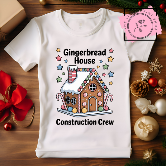 Gingerbread House - DTF Transfer Decal