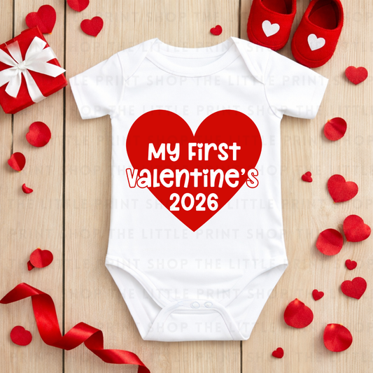 My First Valentines 2026 - DTF Transfer Decal