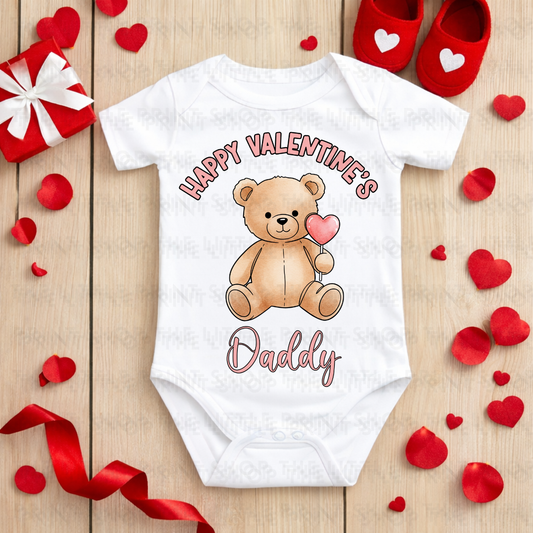 Happy Valentines Daddy - DTF Transfer Decal