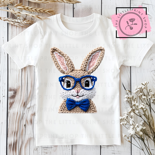 Boy Bunny - DTF Transfer Decal