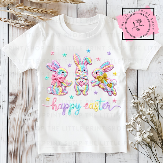Happy Easter - Rainbow - DTF Transfer Decal