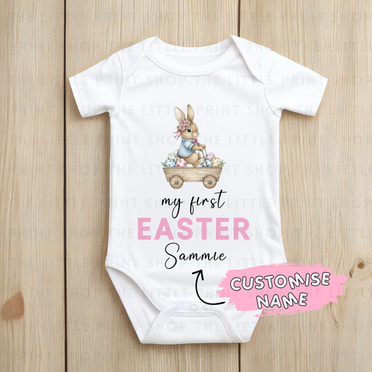 My 1st Easter - Pink Text - DTF Transfer Decal