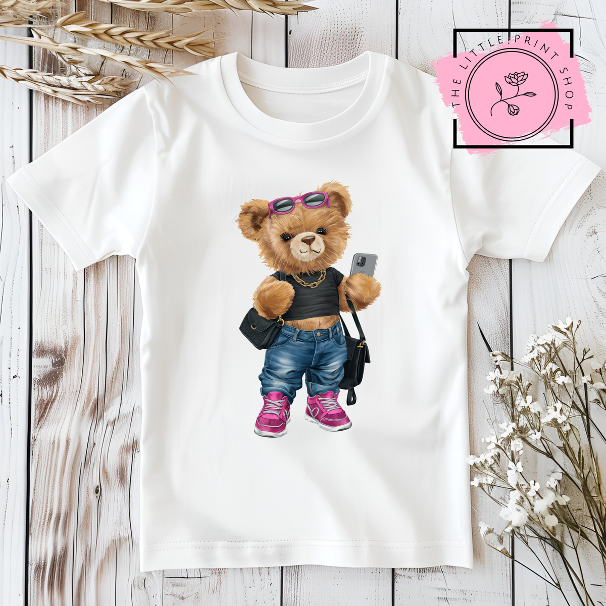 Girly Bear - Chick - DTF Transfer Decal