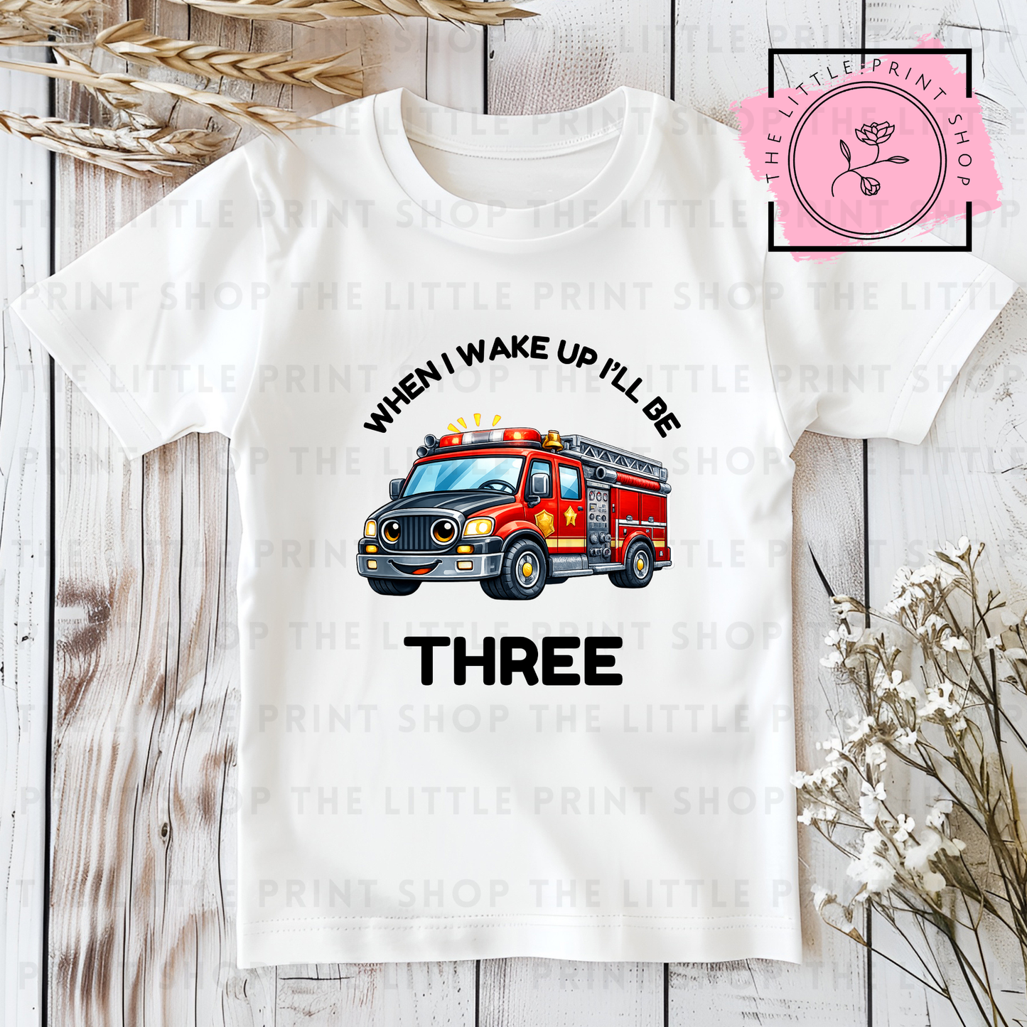 Ambulance - Numbers 1 - 7 - DTF Transfer Decal